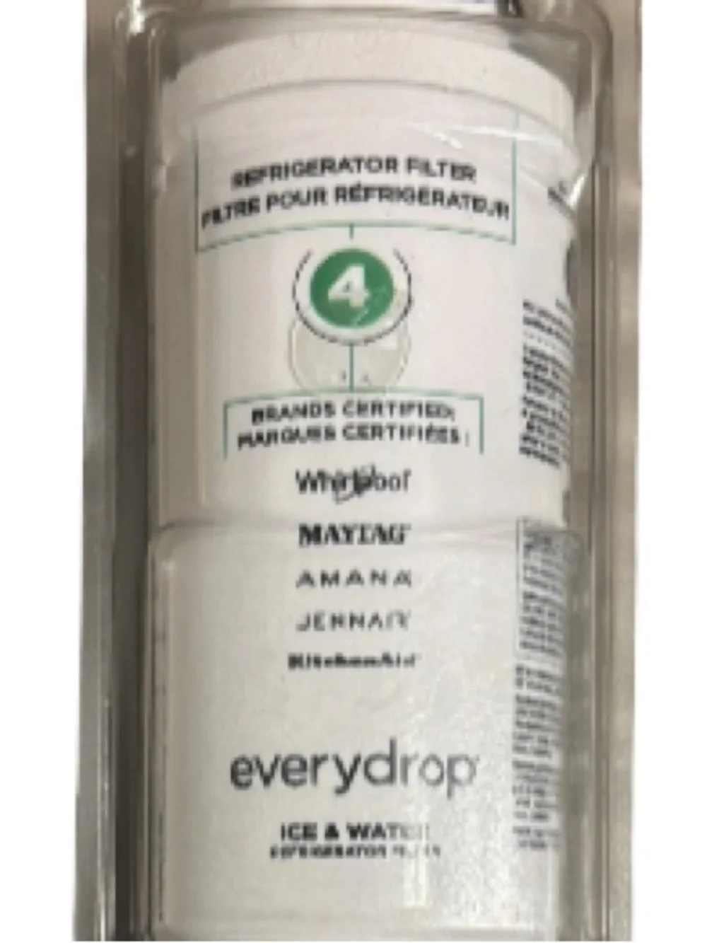 NEW Everydrop by Whirlpool Filter 4 EDR4RXD1 Genuine Refrigerator Water Filter